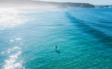 Surfer in Ocean California - 710023832