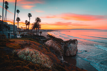 Pismo Beach Coastline Sunset - 710024885