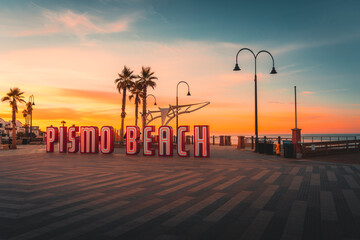 Pismo Beach Pier Sunset - 710025613