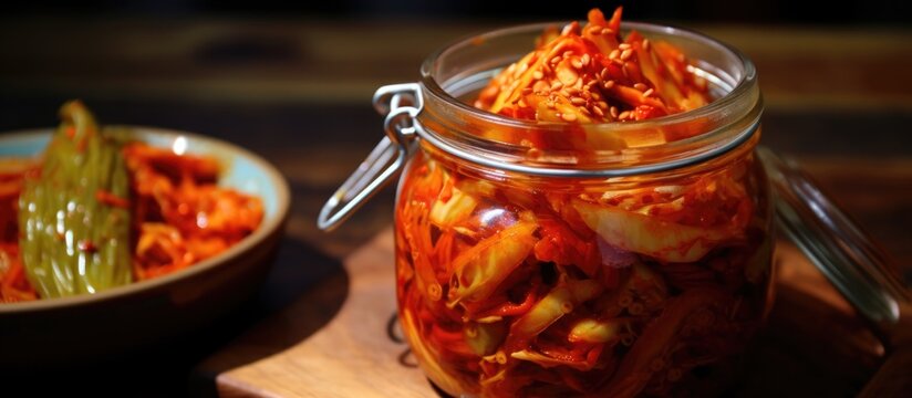 Spicy fermented cabbage from Korea