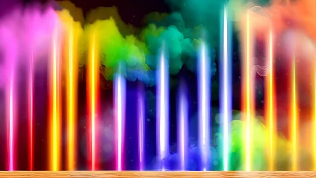 abstract splash watercolor hand drawn. background. colorful smokes. Seamless and infinity looping video animation background. Live wallpaper or screen saver video
