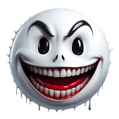 Illustration of A Smile Face with Transparent Background