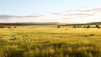 Obraz premium A Wildlife Adventure in the Remote Grassland Landscape