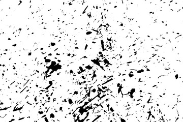 Rustic grunge vector texture with grain and stains. Abstract noise background. Weathered surface. Dirty and damaged. Detailed rough backdrop. Vector graphic illustration with transparent white. EPS10.