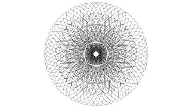 looped animation background. black and white for screensaver
