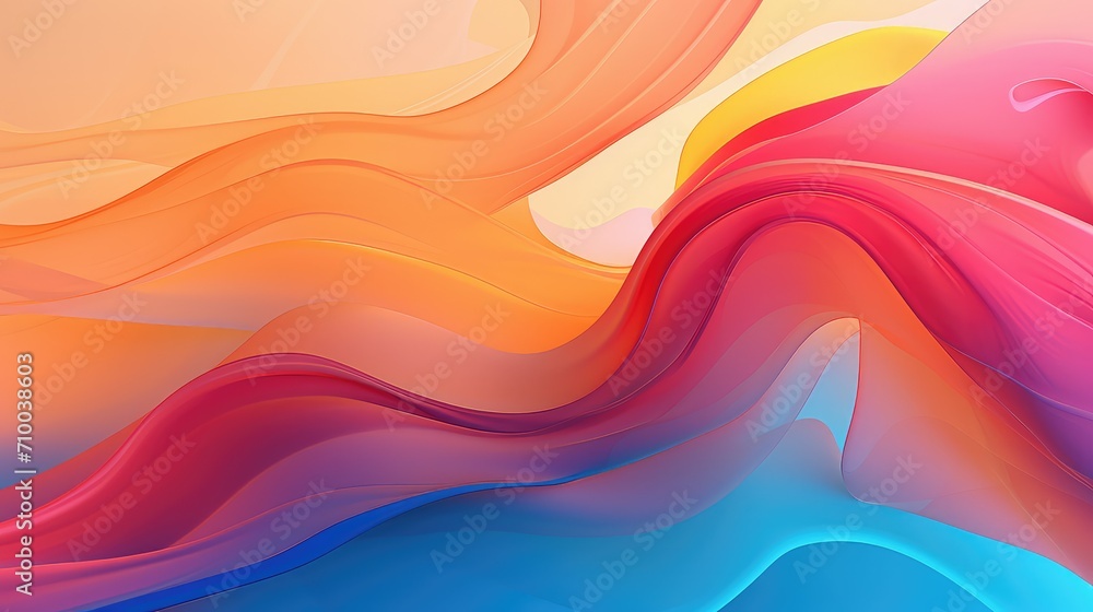 Poster design web dynamic background illustration animation interactive, modern trendy, creative vibrant de