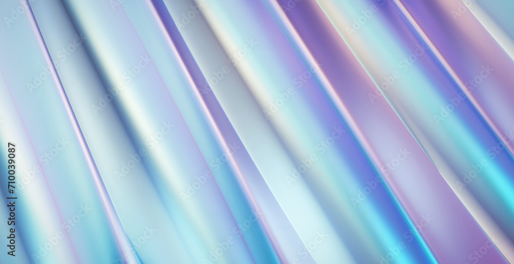 Poster abstract colorful silk waves curve background 3d rendering