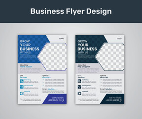 Vector Business flyer design template