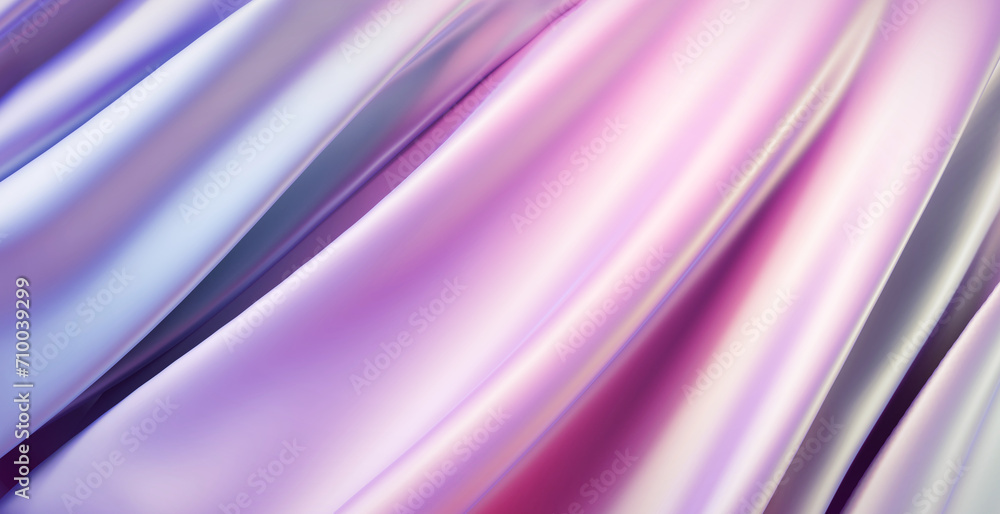 Poster abstract colorful silk waves curve background 3d rendering