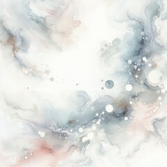 Fototapeta premium Colorful Watercolor Abstract: Creative Frame Design with Vibrant Brushstrokes and Ethereal Expression.