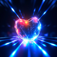 abstract light background. valentine background with hearts