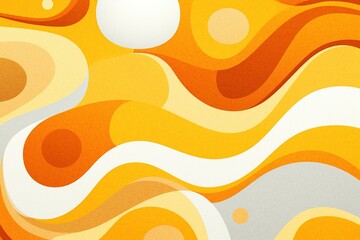 yellow orange white curves and circles background wallpaper texture, noise grit and grain effects along with gradient, web banner design