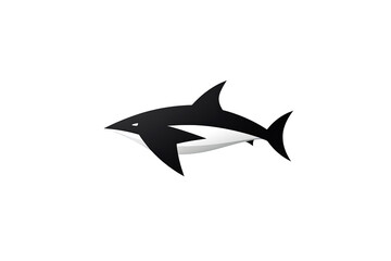 Fototapeta premium Shark Logo design template, creative symbol for your business. Generative Ai