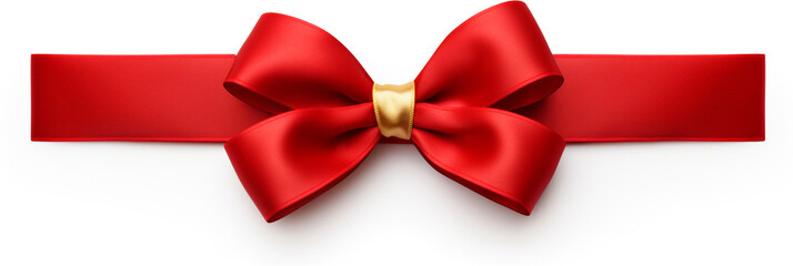 red and gold ribbon on Whitebackground, in the style of packed with hidden details, schoolgirl lifestyle created with Generative Ai