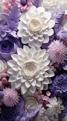 calming flower pattern UHD Wallpaper