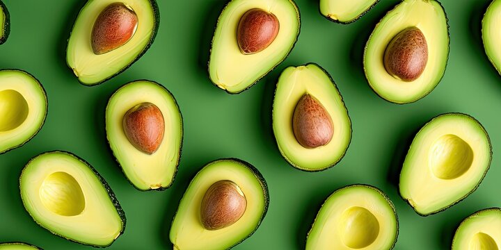 Fresh avocado as a background, healthy food, healthy lifestyle