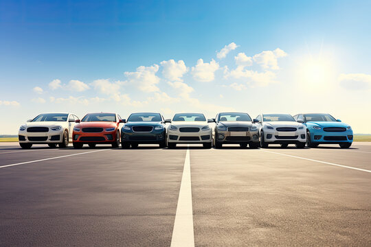cars on the road