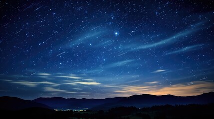 Naklejka premium sunsunrise high sky background illustration horizon atmosphere, celestial aerial, view vast sunsunrise high sky background