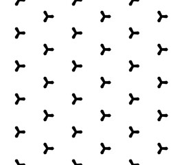 Black seamless abstract pattern. Overlay for background and backdrop. Ornamental design. PNG graphic illustration with transparent background.