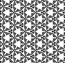 Black seamless abstract pattern. Overlay for background and backdrop. Ornamental design. PNG graphic illustration with transparent background.