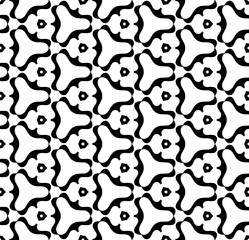 Black seamless abstract pattern. Overlay for background and backdrop. Ornamental design. PNG graphic illustration with transparent background.