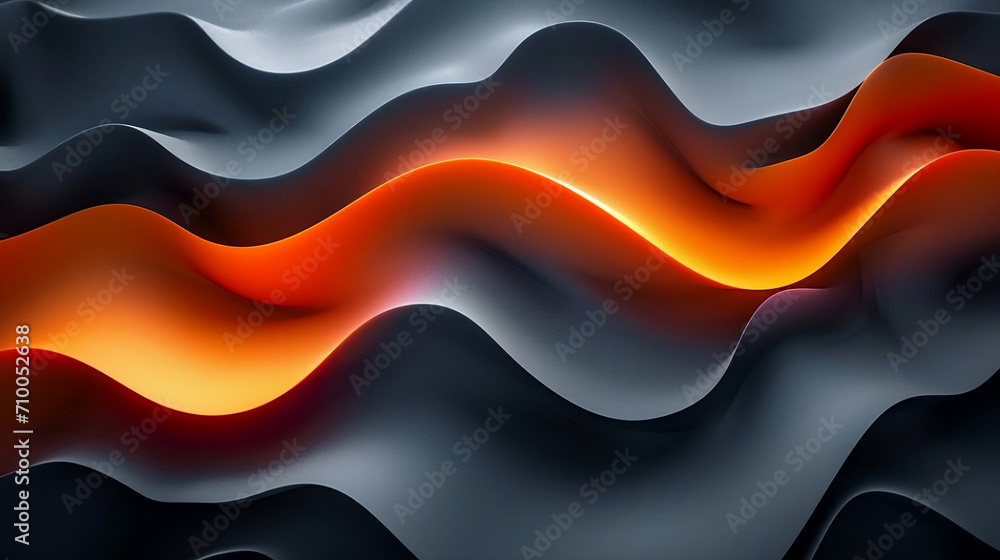 Canvas Prints abstract orange background