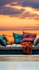 modern velvet sofa photo UHD Wallpaper