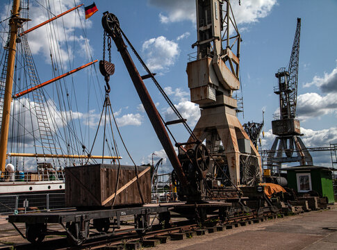 Old Crane at Hamburg Port Museum