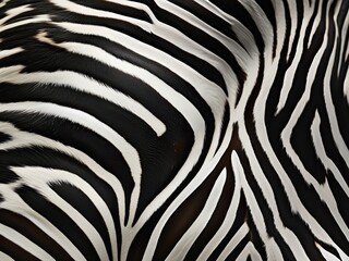 Fototapeta na wymiar The texture of the zebra coloring.