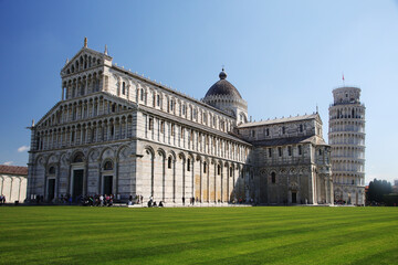 Fototapeta premium Pisa Cathedral and the Leaning Tower, Pisa, Italy 