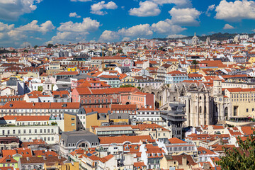 Fototapeta na wymiar Lisbon city. Portugal. Top view