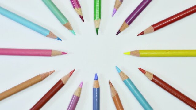 colored pencil stopmotion