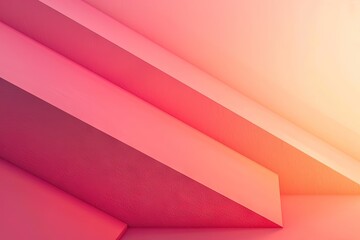 Obraz premium Abstract minimalist pantone inspired color peach fuzz ambient gradient wallpaper