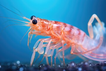 Shrimp in water