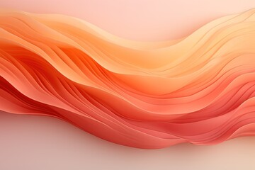 Abstract minimalist pantone inspired color peach fuzz ambient gradient wallpaper
