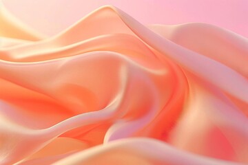 Obraz premium Abstract minimalist pantone inspired color peach fuzz ambient gradient wallpaper