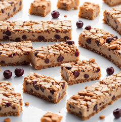 Protein bars, fitness bars, sports nutrition