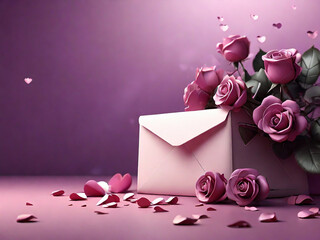 valentine design. roses, love and romantic