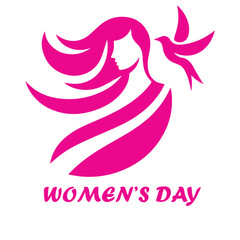 March 8 women's day design. Women's day vector concept design for international woman celebration. Vector illustration