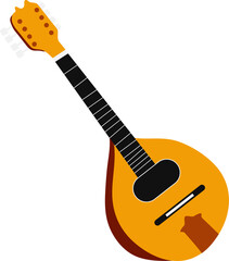 Mandolin in flat style