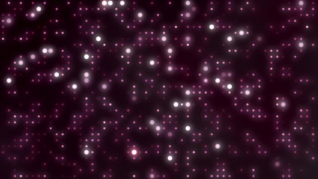 pink, bright animated background colourful colourful blinking lights, looping texture graphic background, led dots glowing circles barbie candy