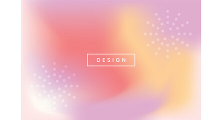 Multi-colored gradient pastel colors and circles. Abstract background