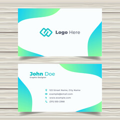 Professional Minimalist Business Card Print Template
