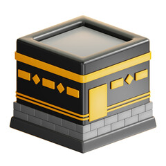 kaaba 3d icon design