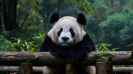 Obraz premium Giant panda