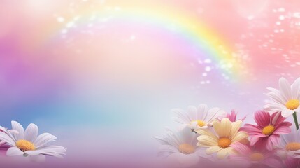 soft pastel rainbow background illustration gentle dreamy, serene soothing, ethereal delicate soft pastel rainbow background