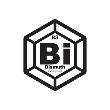 recommend clip art: Bismuth chemistry icon,chemical element in the periodic table