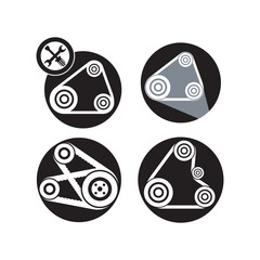 Engine belt icon vector illustration symbol design