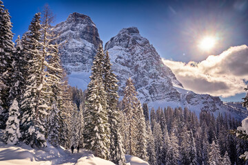 Dolomiti neve inverno
