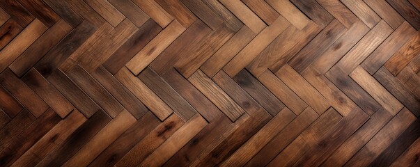 Steel oak wooden floor background. Herringbone pattern parquet backdrop